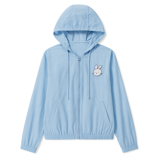 [038]NS Cinnamoroll Sun Protection Clothing for Children 2024 New Summer Style Big Eared Dog Girls' Sun Protection Clothing Lightweight and Breathable