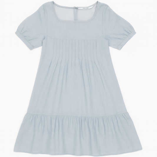 [057]GS    Women's Loose Cotton Linen Casual T-shirt Blouse Summer New Collection Korean Vintage Short Sleeve Baby Doll Top