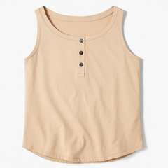 [069]MS ZDM Women's Large Size Japanese Retro Artsy New Buttoned Halter Top Summer Casual Outerwear Inner Base Layer