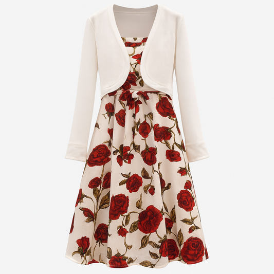 [101]GS  Tina CLUB Plus Size Women's Early Autumn High-End Elegant Outfit Mature Salty Style Soft Mature Two-Piece Set Dress