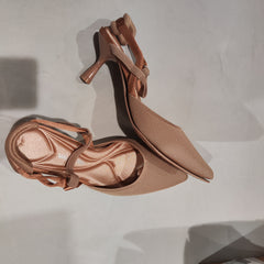 [771]G    [Carnival Price] MALOVE MZ Peep-Toe Sandals for Women 2025 New Style Fashionable High Heels with Thin Stiletto Heels, Pointed Toe and Backless Single Strap Design