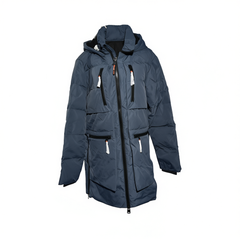 [966]G   OROLAY Classic Winter Men's Down Jacket with Hood and Large Pockets, Warm and Stylish