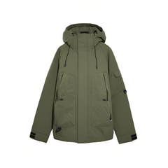 [427]G    [Discount Price] [Same Style as Wang Yibo] Yaya Workwear Down Jacket for Men and Women, Outdoor Windproof Couple's Coat