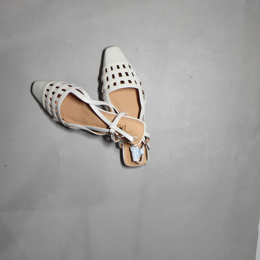 [471]GM    Summer New Women's Square-Toe Flat Openwork Woven Peep-Toe Sandals Roman-Style