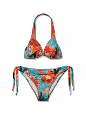 [692]N [Crazily Low Price] RELLECIGA Underwire Push-Up Sexy Swimsuit for Women, Vacation-Style European and American Bikini Set