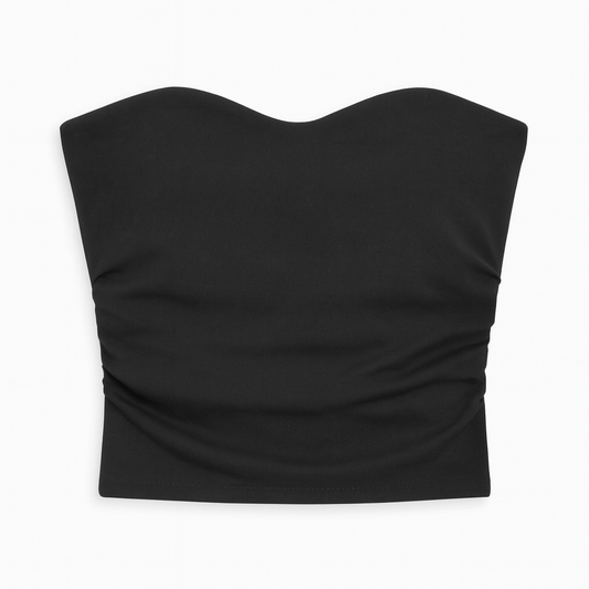 [114]GS Peach Homemade French One-Shoulder Slimming Shoulder-Baring Summer Women's Top