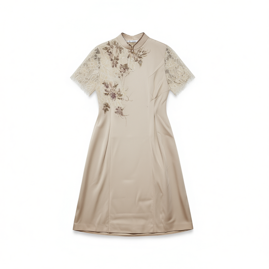 [680]GM    Mother's Wedding Banquet Gown, Bridal Mother Attire, New Chinese Style Light Luxury Elegant Dress (New Arrival)