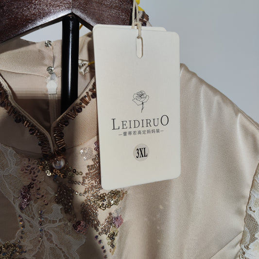 [680]GM    Mother's Wedding Banquet Gown, Bridal Mother Attire, New Chinese Style Light Luxury Elegant Dress (New Arrival)