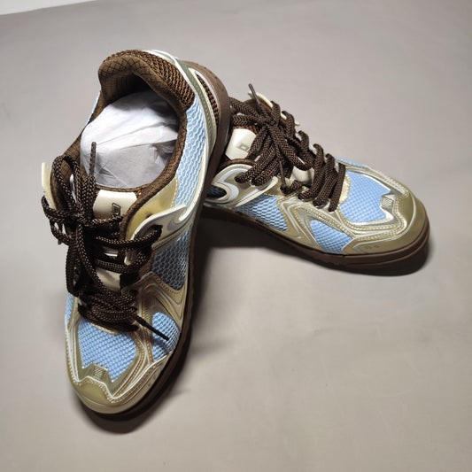 [921]N [Carnival Price] [Song Jia's Style] OGR Butterfly Light German Army Trainer Shoes, Height-increasing Retro Casual Sports Board Shoes 25 Summer Unisex Futura