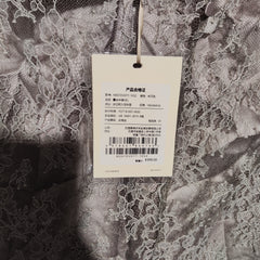 [838]GG      Heavyweight Hand-Cut Sheer Lace Skirt
