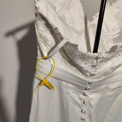 [642]G   Elegant Floor-Length Spaghetti Strap Open-Back Body-Hugging Pencil Dress with a Small Train - White, White Fresh Travel Photo Wedding Dress