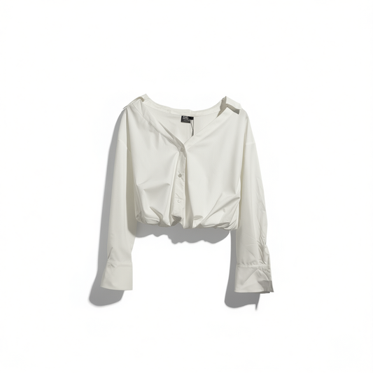 [366]G  [Carnival Price MN] Vero Moda Women's Shirt  Summer New Style  Solid Color Top Versatile Fashionable 325251006