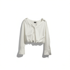 [366]G  [Carnival Price MN] Vero Moda Women's Shirt  Summer New Style  Solid Color Top Versatile Fashionable 325251006