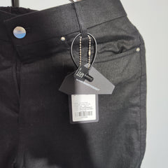 [969]GM  Imported 100% Fine Linen Relaxed Lazy Airy Crescent Knife Pants