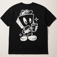 [136]NS [Promotion Price] Dangerouspeople Xue Zhiquan DSP Loose-Fit Contrast Color Foam Printing Couple Versatile Round Neck Short Sleeve T-Shirt