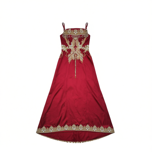 [491]GM   Chinese-style Heavy Work Toast Dress New High-end Embroidered Bride Wedding Engagement Dress