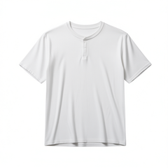 [642]G    [Festival Price] Official Authentic ON Short-Sleeve American Retro Henley Shirt for Fitness Muscle Men, Tight Cuffs, Open-Neck POLO Slim Fit Solid Color