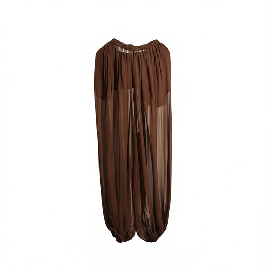 [347]NG     Cloud Pants with Elastic Waist and Flowy Ethereal Style