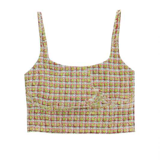 [556]GG     Plaid Vest