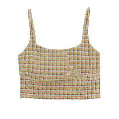 [556]G    NOTHING NINE Morning Zen Plaid Vest