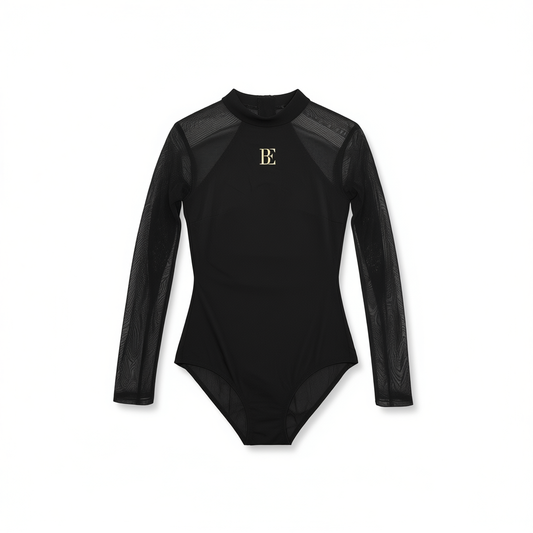 [691]N BE Vibiana Little Black Dress Collection 2025 Women's One-Piece Swimsuit Long Sleeve Sexy Pure Desire Dating High-End Ins