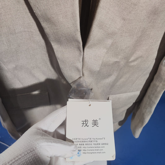 [317]G    Natural Elegance / Collection Series [French Fine Count Twill Linen] Blazer