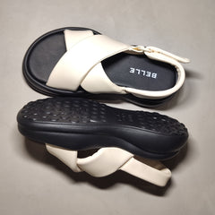 [478]GM     Women's Sports Sandals, New Mom Shoes, Roman-Style Sandals with Thick Sole, Wearable Slides B1850BL4