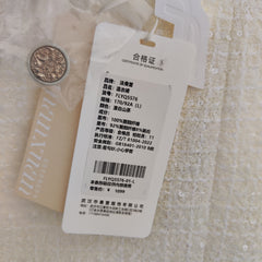 [706]G    [Carnival Price] [Luminous Nightly Star River] Femanxuan White French Chic Dress for Women  Elegant Vest Dress