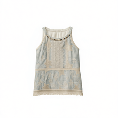 [815]NM   Lyocell Linen V-Neck Short-Sleeve