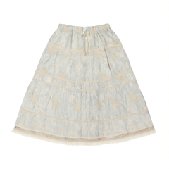 [071]N Pumpkin Valley Ocean Star~ Lyocell Linen French Style Skirt for Women