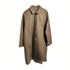 [491]G    ROMI STUDIO "Elegant New Look"  Spring  Lightweight Straight-cut Suit Collar Trench Coat, Style No. 441W1022