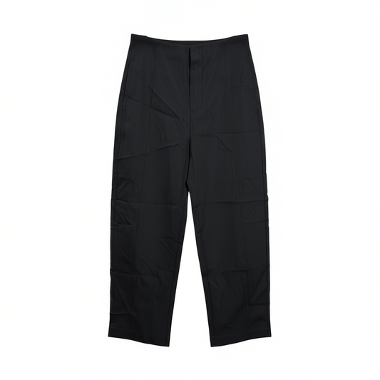 [242]MM   Women's Pants  Summer Navy Straight Narrow Casual Commuter Nine-Point Pants