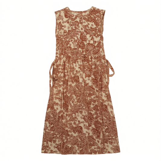 [402]G   RUORAN Spring and Summer Resort Style Old Money Style 100% Silk Elegant and Sophisticated Dress