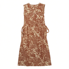 [402]G   RUORAN Spring and Summer Resort Style Old Money Style 100% Silk Elegant and Sophisticated Dress