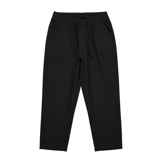 [905] [Party Price] [Classic Style] MANGO Women's Pants 2025 Summer New Collection Straight-leg Casual Linen Trousers High-waist