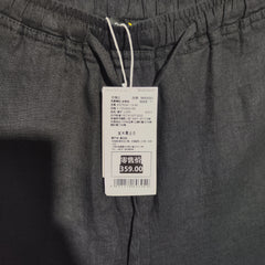 [905] [Party Price] [Classic Style] MANGO Women's Pants 2025 Summer New Collection Straight-leg Casual Linen Trousers High-waist