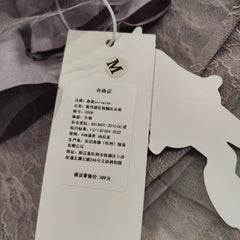 [780]G    Omnivorous Universe Light Purple Ballet Jacquard Strapless Waist-Cinched A-Line Short dress for Women