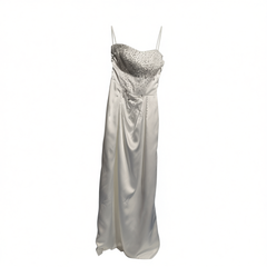 [390]N French Satin Evening Gown Bride High-End Light Luxury Niche Bridal Welcome Gown High-End Strapless Light Wedding Dress Evening Gown