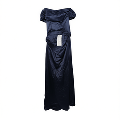 [186]N New women's one-shoulder evening gown, elegant banquet-style dress for art exams, performances, annual meetings, and hosting events; sophisticated and noble