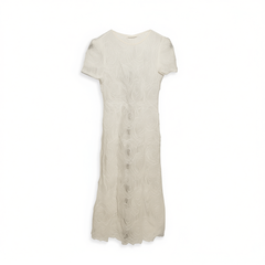 [069]N French Aristocratic Dresser Lace Round Neck Short Sleeve Long Dress, This Year Fashionable Beautiful Dress