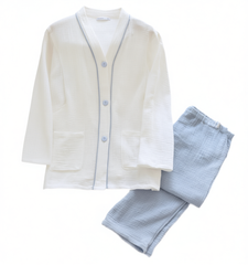 [189]GM   Next Kiss UK Muslin Postpartum Lightweight Summer Sleepwear Set for Spring and Summer Postpartum Breastfeeding Pregnancy