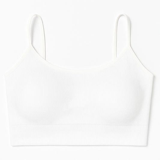 [190]NS Bailieya 2348 Summer Mango Cup Cooling Comfort Lightweight Lifting Top Adjustable Thin Straps Thin Style Underwear Elegant Back Crop Top