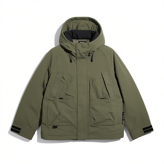 [760]GM    Workwear Down Jacket for Men and Women Winter  Outdoor Windproof Couple Coat