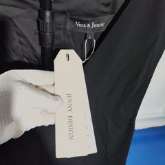 [360]G    TR* Same Style Black Slip Dress Quiet Luxury Old Money Relaxed Loose Black Sleeveless Dress