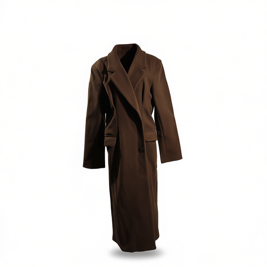 [980] GG     long loose winter new trend matching Korean casual padded cloak