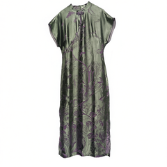 [833]N Chu Chan Yi Shi "Die Wang Lou" New Chinese Style High-End 3D Cutting and Floral Embroidery Traditional Chinese Style Dress