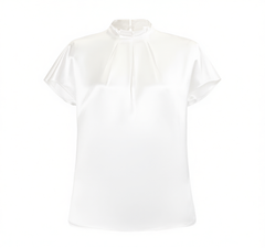 [609]GM   Dear White Original "Lily of the Valley" Red French Acetate Satin High-End clothing