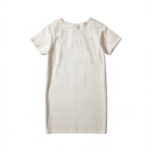 [708]G     FANLE STUDIOS early autumn imported jacquard acetate anti-wrinkle Chic tie-up short straight dress inspired by Dio*r