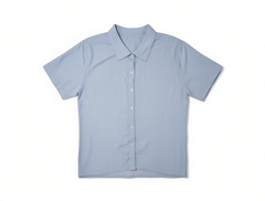 [960]MM Willow Fluff | Breath and Paper Gauze ~ Curated Lyocell & Cotton 'Fresh Summer' Short Sleeve