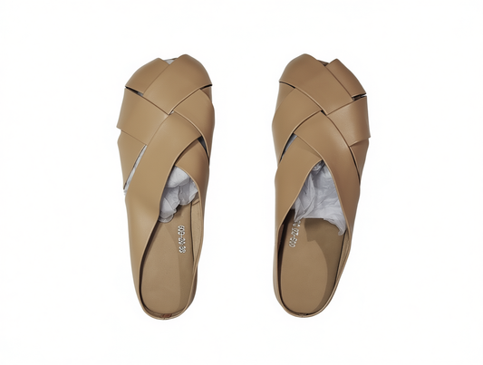 [103]MM  Handmade Original Closed-Toe Slippers Women's Summer Outdoor Wear 2020 New Model Trendy Shoes Fashionable Versatile Retro Woven Openwork Sandals